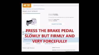 Do this FIRST before replacing the Brake Light Switch on your Mercedes, BMW, Mini or Land Rover