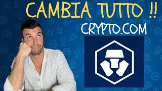 CRYPTO.COM cambia tutto - aggiornamento