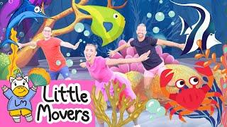 Fun Sea Animal Dance For Kids: Learn Ocean Moves - Kids Dance Along! | Little Movers