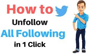 How to unfollow everyone on twitter at once - Hindi and Urdu