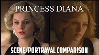 Scene Comparison Princess Diana | Spencer & The Crown