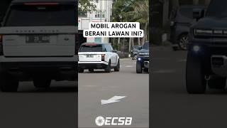 BERANI ADU FORTUNER PAJERO AROGAN?  (Hummer EV Indonesia) #ecsb #shorts