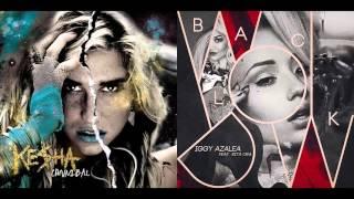 Ke$ha vs. Iggy Azalea - Black Cannibal (Simple MashUp)