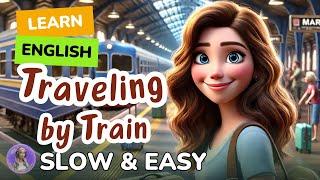 [SLOW] Traveling By Train | Improve your English | Listen and speak English Practice Slow & Easy