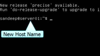 How To Change Computer Name Or Host Name - Ubuntu Server