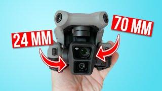 DJI Air 3 9x fach Kamera (digital-) Zoom erklärt: So funktionieren die 24mm & 70mm Kameras wirklich