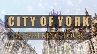 Best MEDIEVAL CITY in Europe | CITY OF YORK 2024 | Walking Tour 4K |