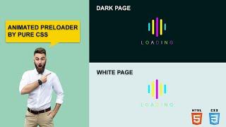 Animated Preloader By Pure CSS | CSS Screen Loading Animation