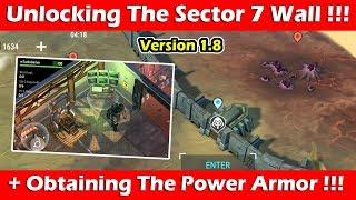 Unlocking Sector 7 Wall + Obtaining The Power Armor (1.8)! Last Day On Earth