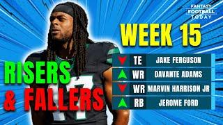 Week 15 Recap: Risers & Fallers, Injury News, Game-by-Game Breakdown | 2024 Fantasy Football Advice