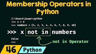 Membership Operators in Python