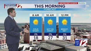 WPRI 12 Weather Forecast 2/22/25: Dry Weekend; Milder Temperatures Ahead