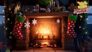 Fortnite Winterfest Yule Log