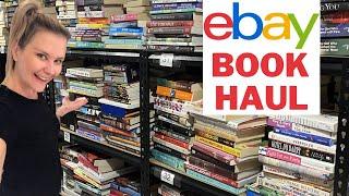 HUGE BOOK HAUL: I buy books to resell on eBay to make money working from home