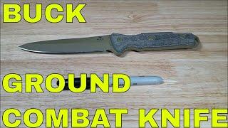 THE BEST BUSHCRAFT/CAMPING/SURVIVAL KNIFE BUCK GROUND COMBAT KNIFE