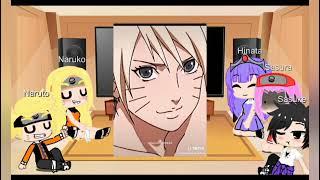 Team 7 + hinata + Naruko react to #Sasunaru-ko