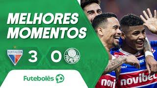 MELHORES MOMENTOS | FORTALEZA 3X0 PALMEIRAS | Leão atropela o Palmeiras no Castelão