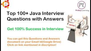 Java Interview Preparation - Get 100% Success in Interview | Top 100+ Questions & Answers