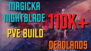 ESO - Magicka Nightblade PVE Build (110k+) - Deadlands