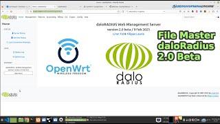 OpenWrt - File Master Daloradius 2.0-Beta