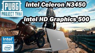 Intel Celeron N3450 \ Intel HD Graphics 500 \ PUBG Lite \ @1280x720 80% res.scale