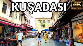 KUŞADASI CITY CENTER WALKING TOUR | 14 June 2024 | 4k UHD 60fps