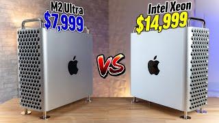 M2 Ultra vs Intel Mac Pro - I CAN'T Believe Apple did THIS!