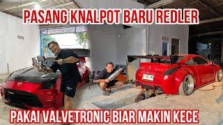 MODIF KNALPOT 350Z PAKAI VALVETRONIC FULL BAC0T BRAKTAKTAK