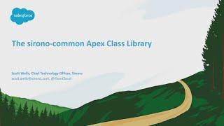 Sirono-common Apex Class Library