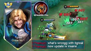 NEW UPDATE TIGREAL DAMAGE BUILD 2024!! (please try!!) 