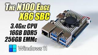 The All New N100 Edge Is A Fast Lower Cost X86 SBC That Runs Windows & Linux! Hands On
