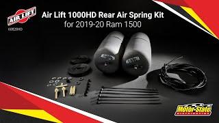 Smooth Out Your Haul: Air Lift 1000HD Air Springs for 2019 – 2025 Dodge Ram 1500