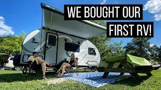 We Bought Our First RV! Tour of Small Rpod 180 Trailer and First Trip as Camping Newbies