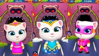 ОБНОВЛЕНИЕ ИГРЫ Бег за золотом  Анджела Джин против Принцессы  Talking Tom Gold Run