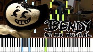 Bendy And The Ink Musical - Random Encounters feat. MatPat [Syntesia Piano Tutorial]