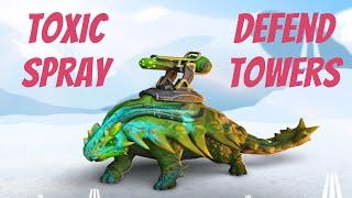 Scarab - Tower Defender | Toxic Spray | Dino Squad Gameplay