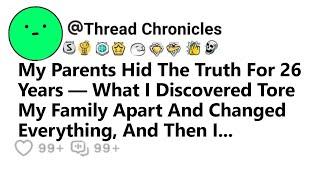 My Parents Hid The Truth For 26Y What I Discovered Tore My Family Apart And Changed Everything And..