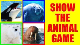 Show me Aquatic Mammals Game for Kids - Where is the Animal?