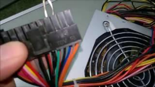 Start a Power Supply Unit without a motherboard