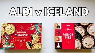 Mince Pie Taste Test! Aldi Vs Iceland Which is BEST?