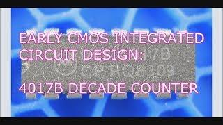 Early Integrated Circuit design: the 4017  STRANGE PINOUT!