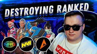 DESTROYING RANKED - PREDATOR | FYZU NAVI APEX