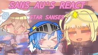 SANS AU'S REACT TO.. STAR SANSES! (2/3) (ENG/ESP) — Choco :3