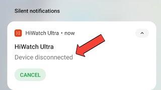 hiwatch Ultra device disconnected problem