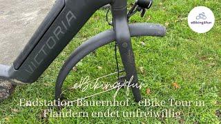 Endstation Bauernhof: eBike Tour in Flandern endet unfreiwillig