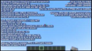 Minecraft - The F3 Screen Explained!