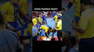 Aslam Inamdar injury Big fighter #kabaddi #raigadkabaddionlykabaddi #short #kabadi