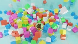 Satisfying 3D Cube Animations