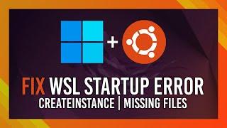 "System cannot find file... Wsl/Service/CreateInstance" FIX | WSL Guide