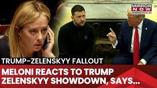 Trump vs. Zelenskyy: Italy PM Georgia Meloni's Huge Remark on White House Spat Gets Emotional...